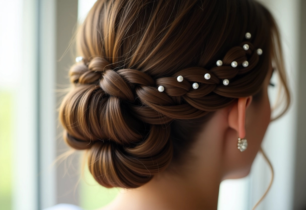 chignon mariée